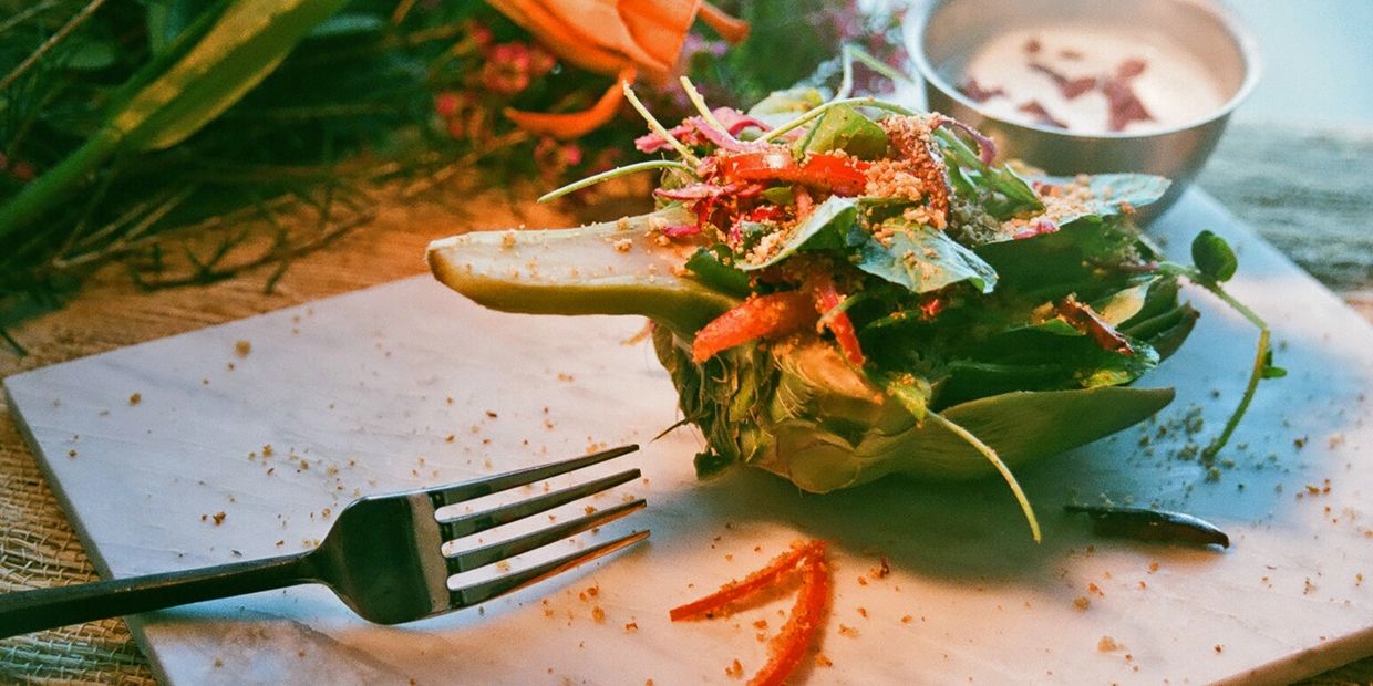 Roasted Eggplant and Cauliflower Stew